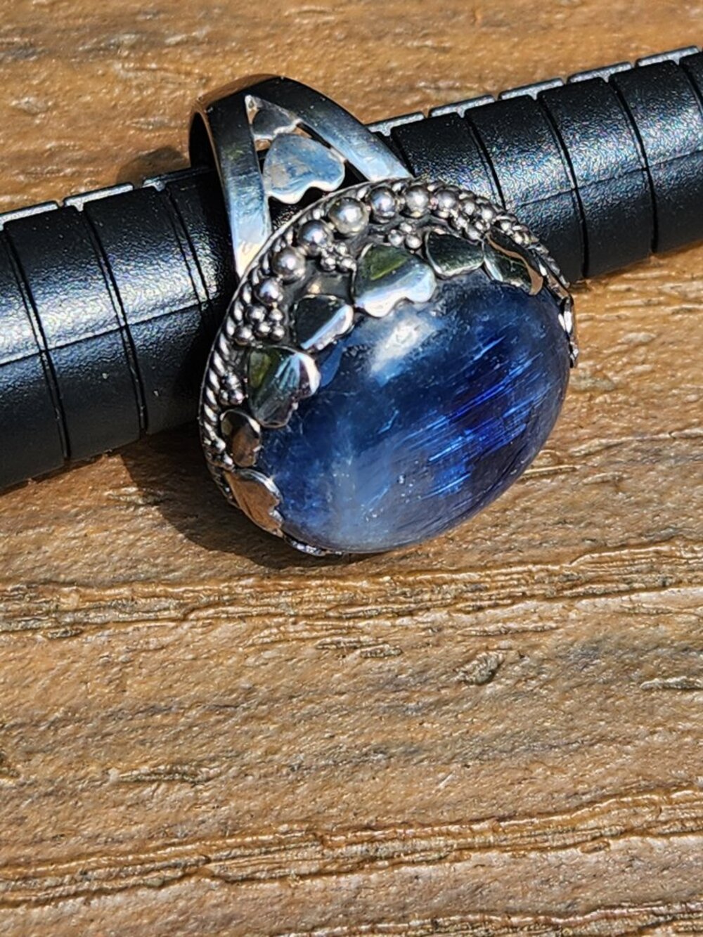 SAJEN Blue Kyanite RING, size 8 - Picture 3 of 14